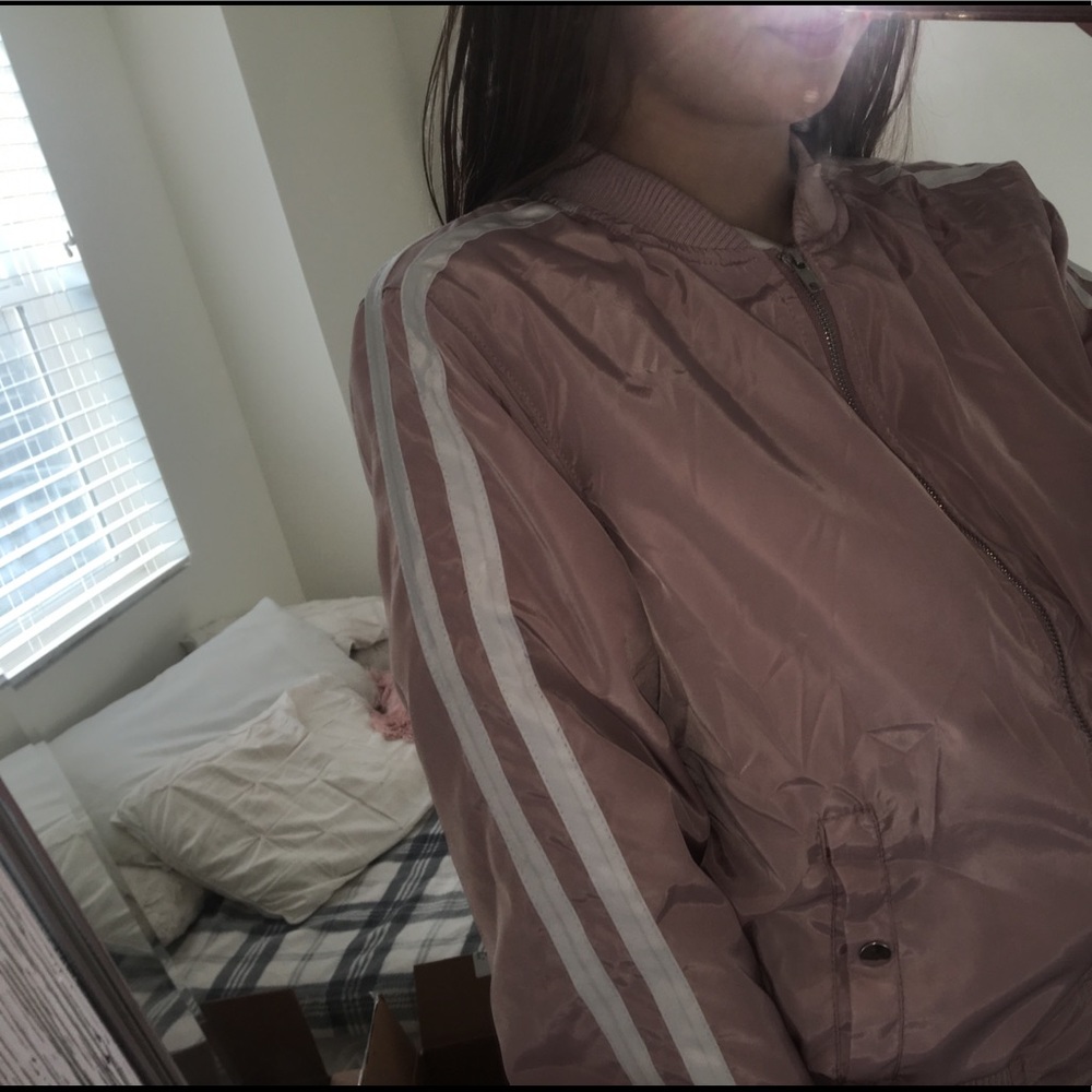 pink jacket